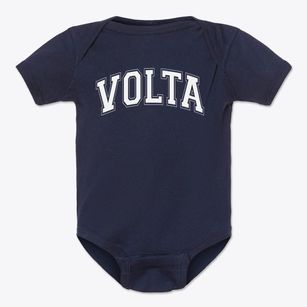 Volta Elementary School Varsity Arch Baby Onesie