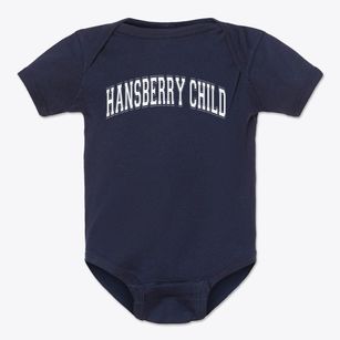 Hansberry Child Parent Center Varsity Arch Baby Onesie