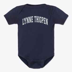 Lynne Thigpen Elementary School Varsity Arch Baby Onesie