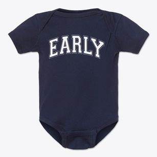 Early Learning Center Varsity Arch Baby Onesie