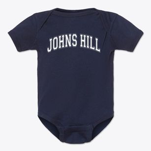 Johns Hill Magnet School Varsity Arch Baby Onesie