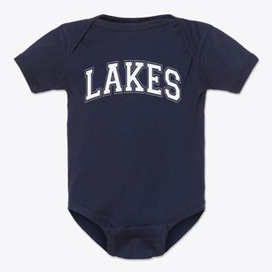 Lakes Community High School Varsity Arch Baby Onesie