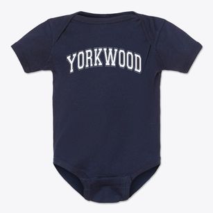 Yorkwood Senior High School Varsity Arch Baby Onesie