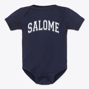 Salome Elementary School Varsity Arch Baby Onesie