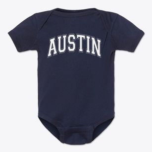 Austin High School Varsity Arch Baby Onesie