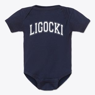 Ligocki High School Varsity Arch Baby Onesie