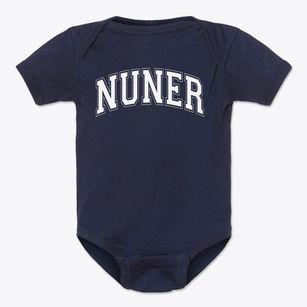Nuner Primary School Varsity Arch Baby Onesie