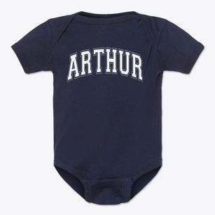 Arthur Elementary School Varsity Arch Baby Onesie