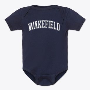 Wakefield Middle School Varsity Arch Baby Onesie