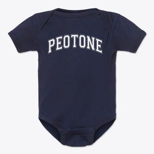 Peotone Elementary School Varsity Arch Baby Onesie