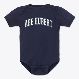 Abe Hubert Middle School Varsity Arch Baby Onesie