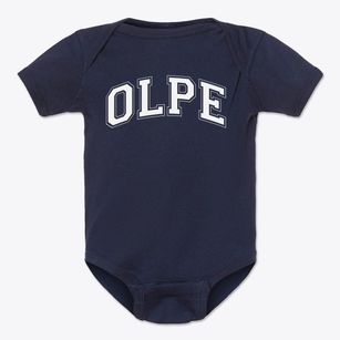 Olpe Elementary School Varsity Arch Baby Onesie