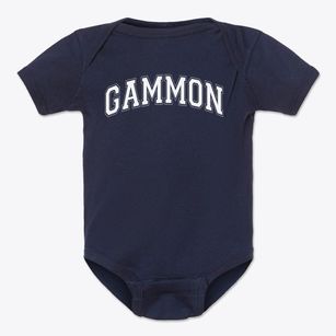 Gammon Elementary School Varsity Arch Baby Onesie