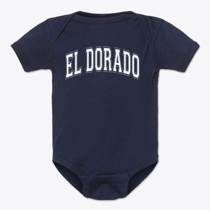 El Dorado Middle School Varsity Arch Baby Onesie