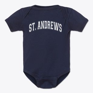 Saint Andrews Catholic School Varsity Arch Baby Onesie