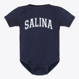 Salina Area Vocational Technical Center Varsity Arch Baby Onesie
