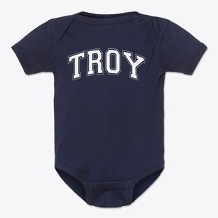 Troy Elementary School Varsity Arch Baby Onesie