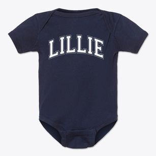 Lillie Middle School Varsity Arch Baby Onesie