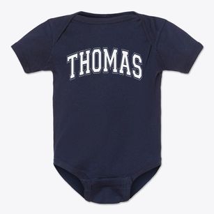 Thomas Junior High School Varsity Arch Baby Onesie