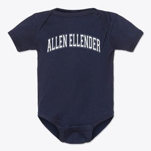 Allen Ellender Middle School Varsity Arch Baby Onesie