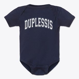 Duplessis Primary School Varsity Arch Baby Onesie