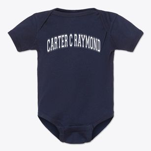 Carter C Raymond Junior High School Varsity Arch Baby Onesie