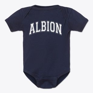 Albion Elementary School Varsity Arch Baby Onesie