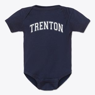 Trenton Elementary School Varsity Arch Baby Onesie
