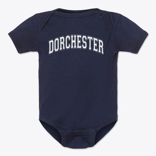 Dorchester School Of Technology Varsity Arch Baby Onesie