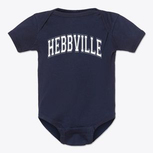 Hebbville Elementary School Varsity Arch Baby Onesie