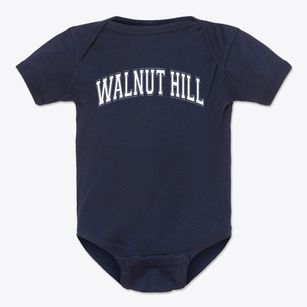 Walnut Hill School Varsity Arch Baby Onesie