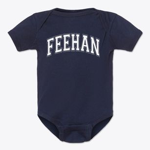 Bishop Feehan High School Varsity Arch Baby Onesie