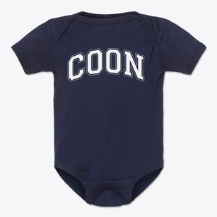 Coon School Varsity Arch Baby Onesie