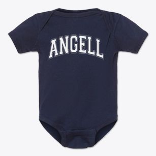 Angell Primary School Varsity Arch Baby Onesie