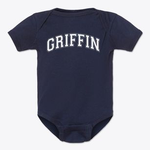 Griffin Elementary School Varsity Arch Baby Onesie