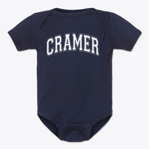 Cramer Junior High School Varsity Arch Baby Onesie