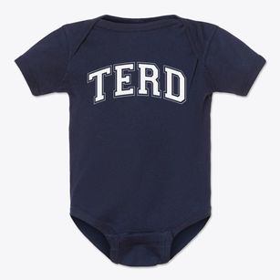 Terd Elementary Varsity Arch Baby Onesie