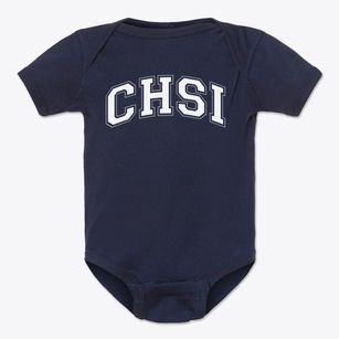 Career Health Studies Institute Varsity Arch Baby Onesie