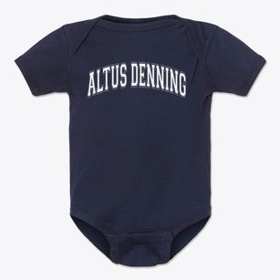 Altus Denning High School Varsity Arch Baby Onesie