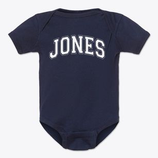 Jones Elementary School Varsity Arch Baby Onesie