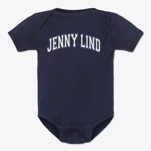 Jenny Lind Community School Varsity Arch Baby Onesie