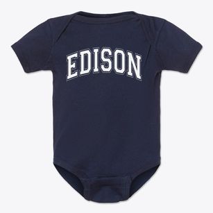 Thomas Edison High School Varsity Arch Baby Onesie