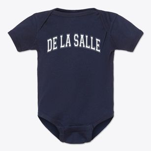 De La Salle High School Varsity Arch Baby Onesie