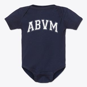 Assumption Of The Blessed Virgin Mary Varsity Arch Baby Onesie
