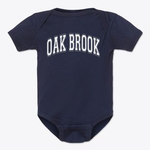 Oak Brook Elementary School Varsity Arch Baby Onesie