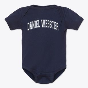 Daniel Webster Elementary School Varsity Arch Baby Onesie