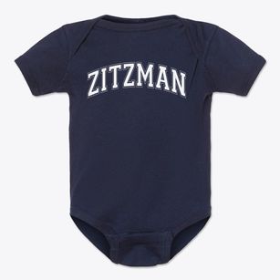 Zitzman Elementary School Varsity Arch Baby Onesie