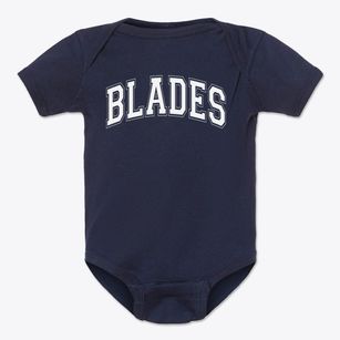Blades Elementary School Varsity Arch Baby Onesie