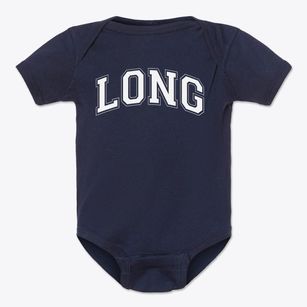 Long Middle School Varsity Arch Baby Onesie