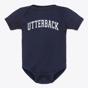 Utterback Middle School Varsity Arch Baby Onesie